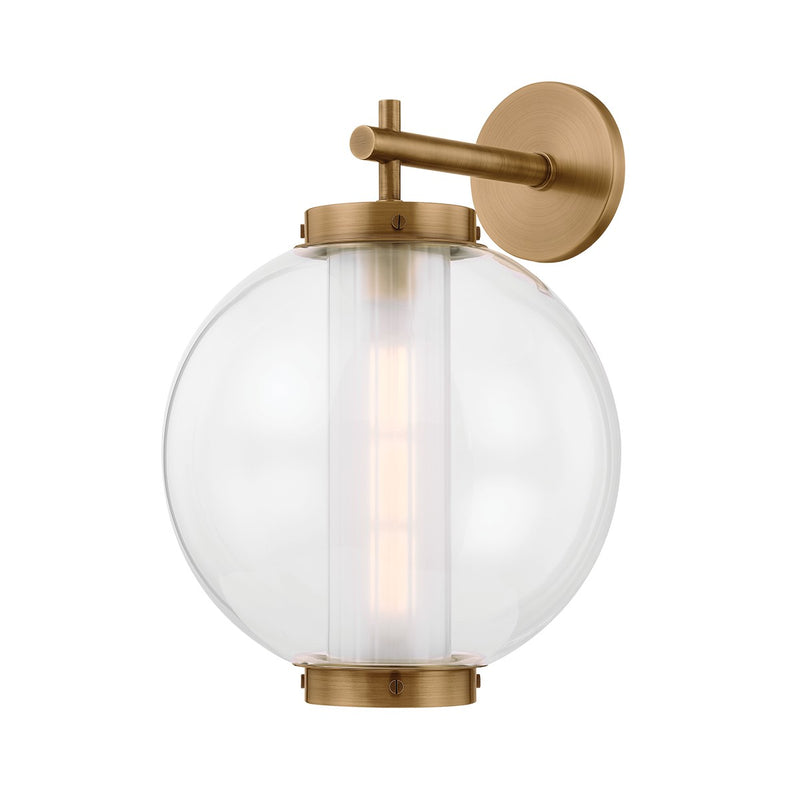 Troy Lighting B6218-PBR One Light Wall Sconce, Patina Brass