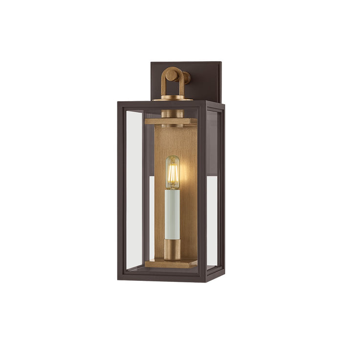 Troy Lighting B6515-PBR/TBZ One Light Wall Sconce, Patina Brass/Textured Bronze