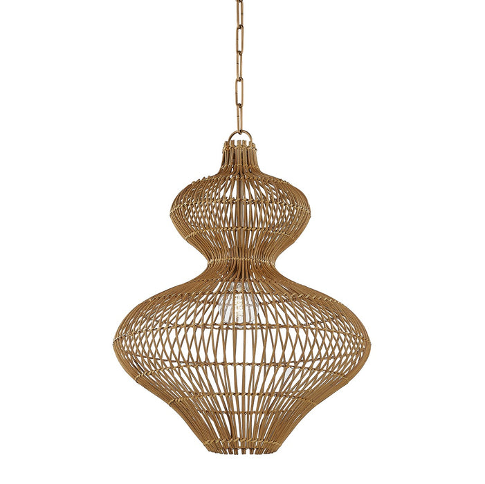 Troy Lighting F3820-PBR One Light Pendant, Patina Brass