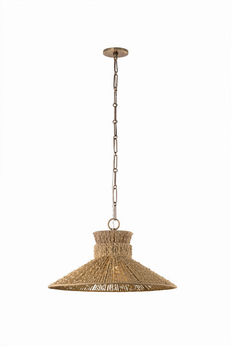 Troy Lighting F4926-PBR One Light Pendant, Patina Brass