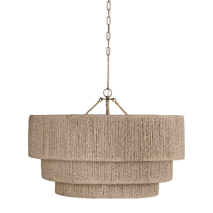 Troy Lighting F5934-PBR One Light Chandelier, Patina Brass