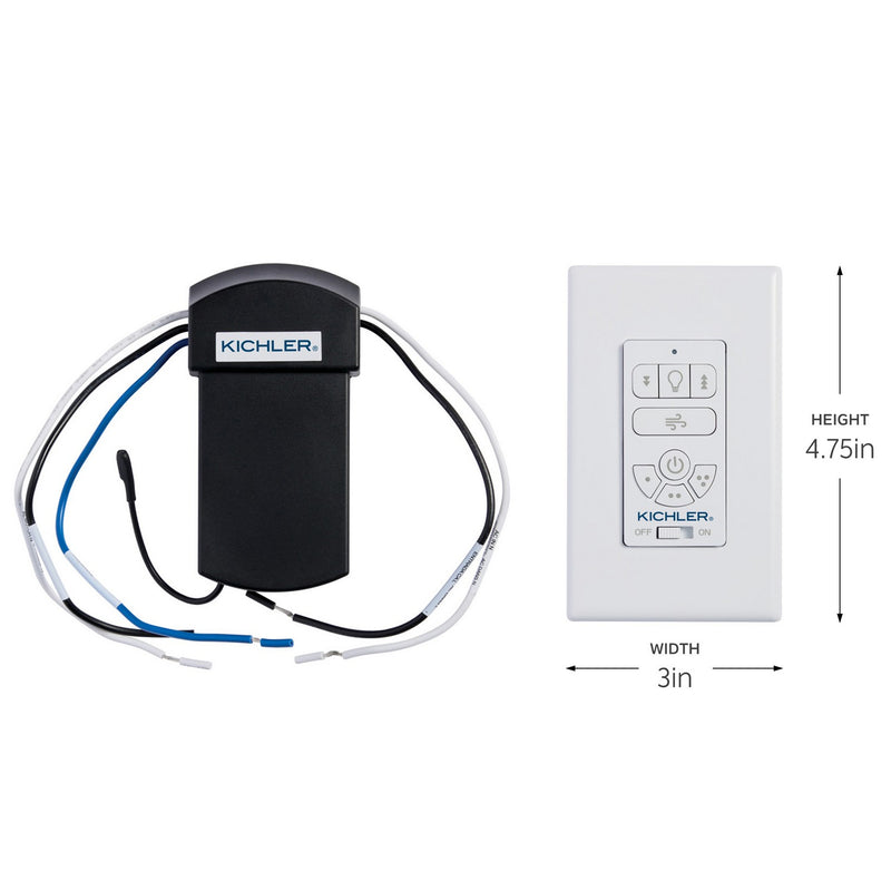 Kichler 370146 Wall Control Kit, White