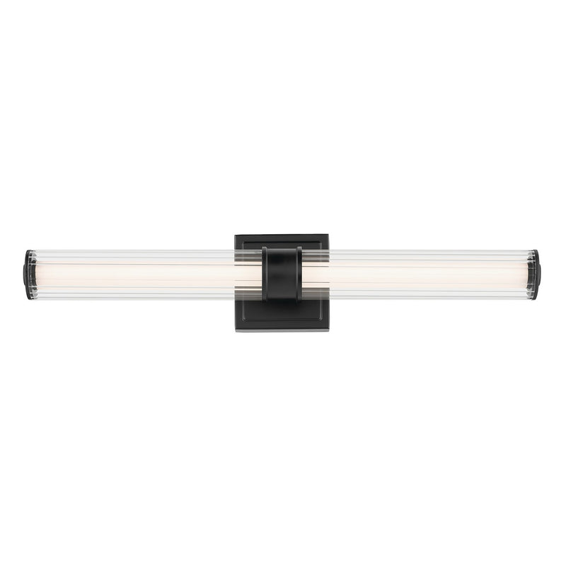 Kichler 55196BKLED LED Linear Bath, Black