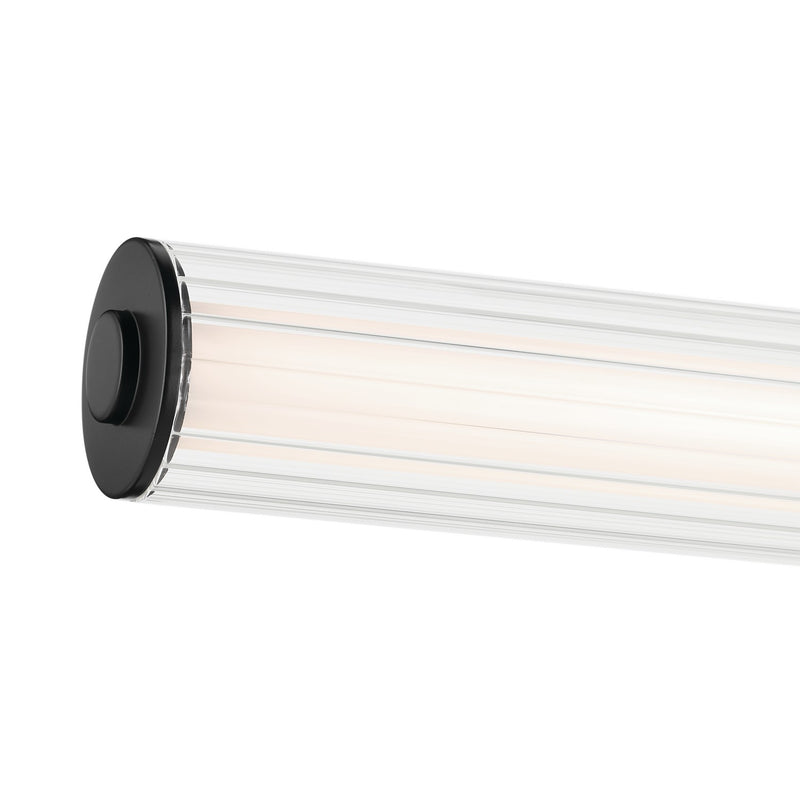 Kichler 55196BKLED LED Linear Bath, Black