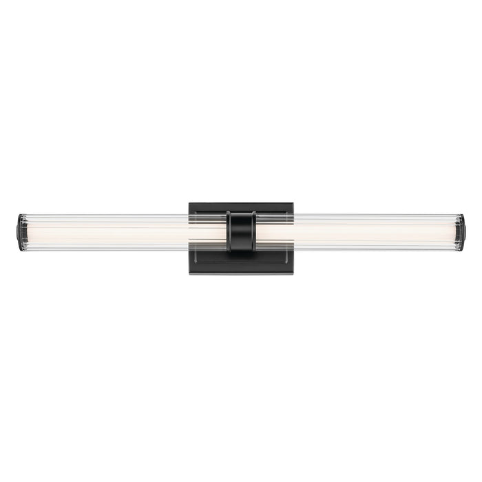 Kichler 55197BKLED LED Linear Bath, Black