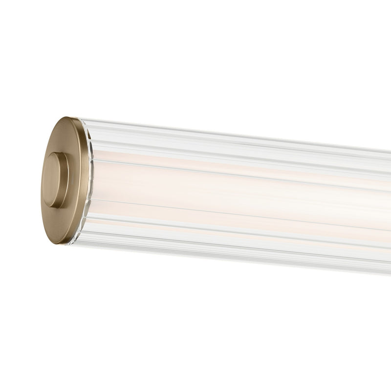 Kichler 55196CPZLED LED Linear Bath, Champagne Bronze