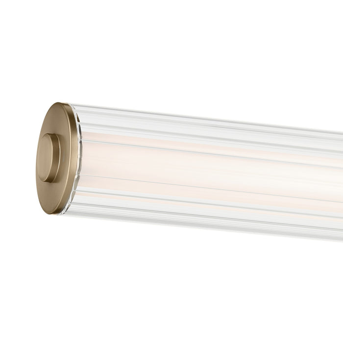 Kichler 55196CPZLED LED Linear Bath, Champagne Bronze