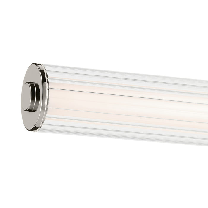 Kichler 55196PNLED LED Linear Bath, Polished Nickel