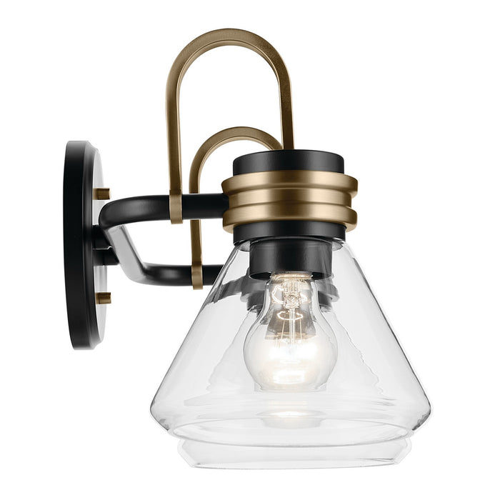 Kichler 55154BKCLR Two Light Bath, Black