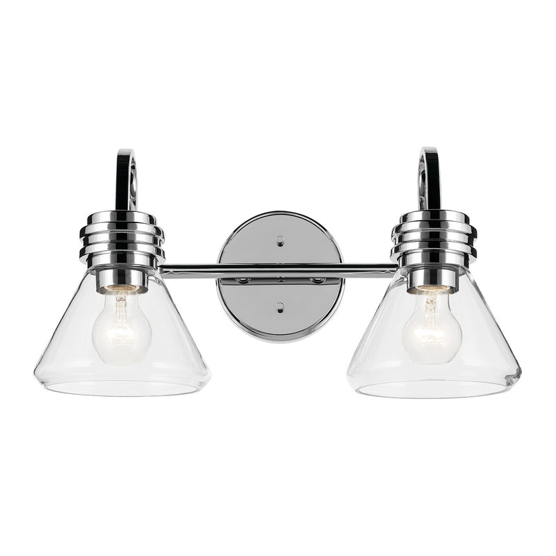 Kichler 55154CHCLR Two Light Bath, Chrome