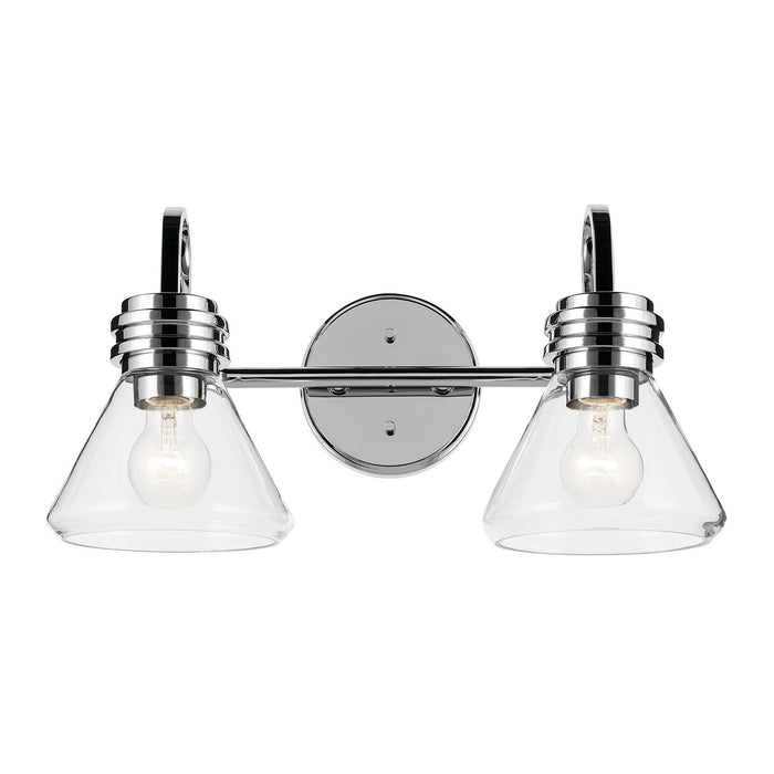 Kichler 55154CHCLR Two Light Bath, Chrome
