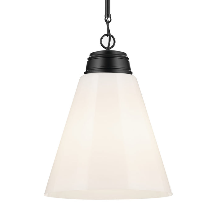 Kichler 52662BK One Light Pendant, Black