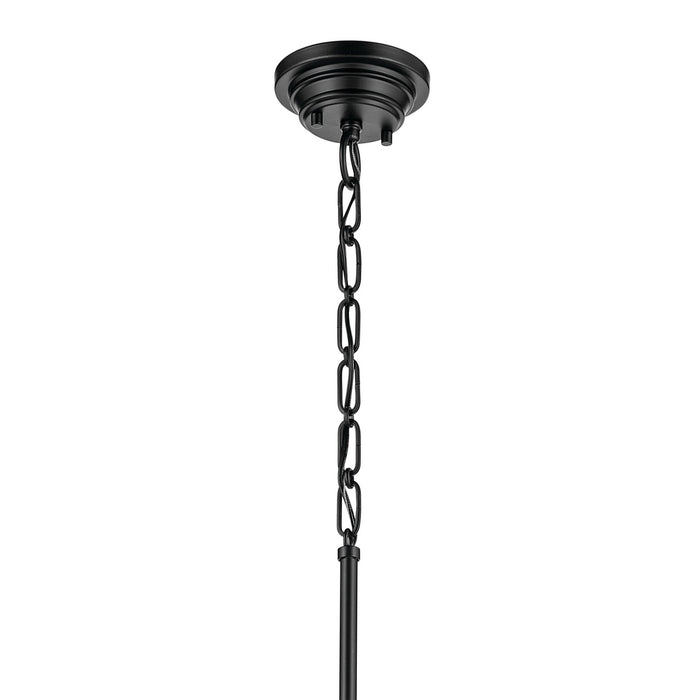Kichler 52661BKCLR One Light Pendant, Black