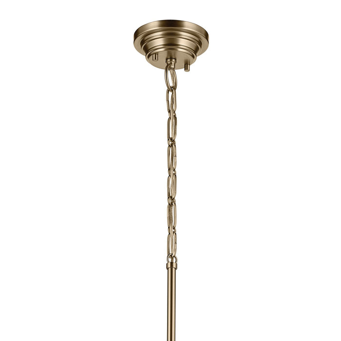 Kichler 52661CPZCLR One Light Pendant, Champagne Bronze