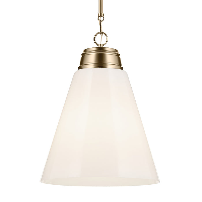 Kichler 52662CPZ One Light Pendant, Champagne Bronze