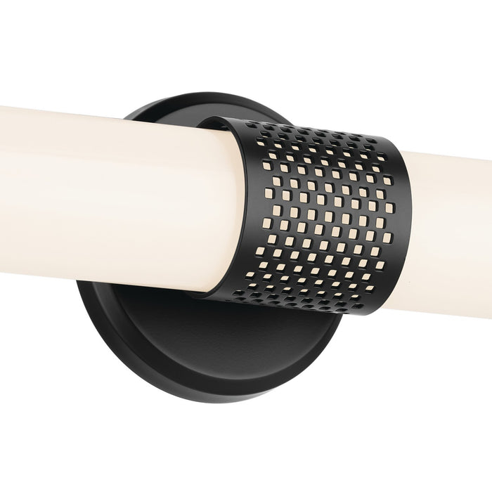 Kichler 55192BKLED LED Linear Bath, Black