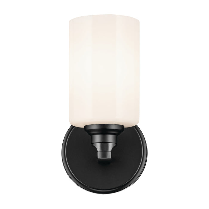 Kichler 55224BK One Light Wall Sconce, Black