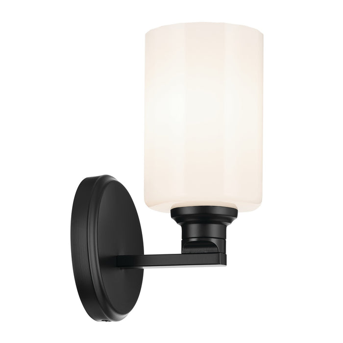 Kichler 55224BK One Light Wall Sconce, Black