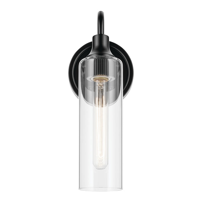 Kichler 55209BK One Light Wall Sconce, Black