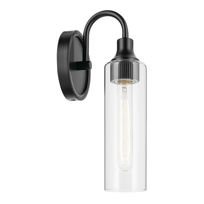 Kichler 55209BK One Light Wall Sconce, Black