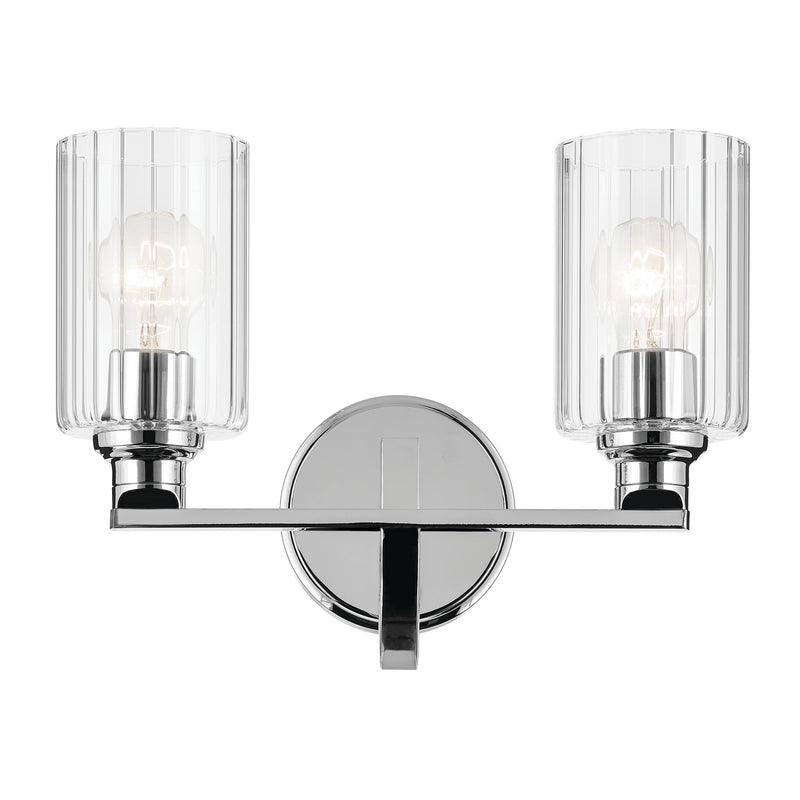 Kichler 55225CHFLU Two Light Bath, Chrome