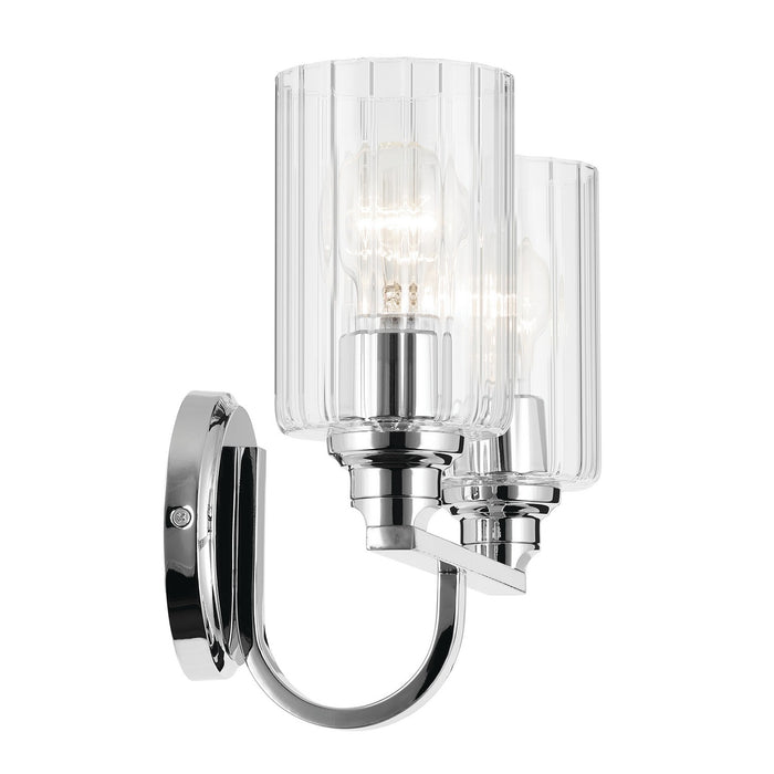 Kichler 55225CHFLU Two Light Bath, Chrome
