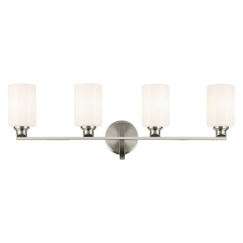 Kichler 55227NI Four Light Bath, Brushed Nickel