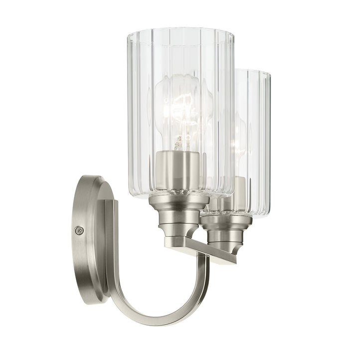 Kichler 55225NIFLU Two Light Bath, Brushed Nickel