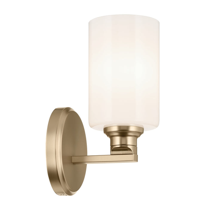 Kichler 55224CPZ One Light Wall Sconce, Champagne Bronze