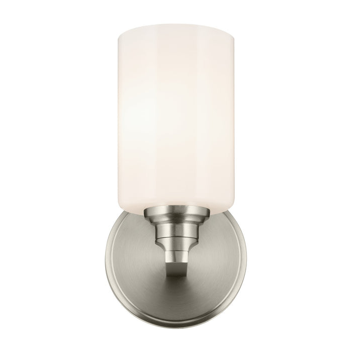Kichler 55224NI One Light Wall Sconce, Brushed Nickel