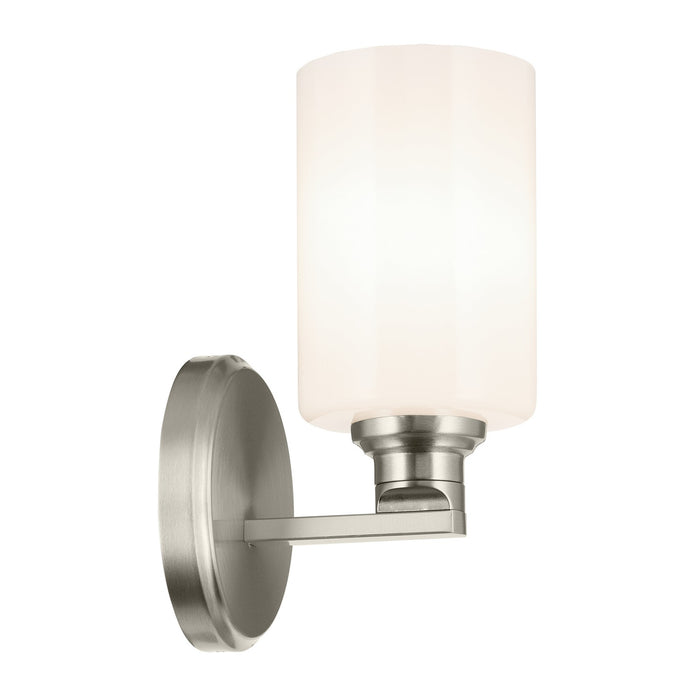 Kichler 55224NI One Light Wall Sconce, Brushed Nickel
