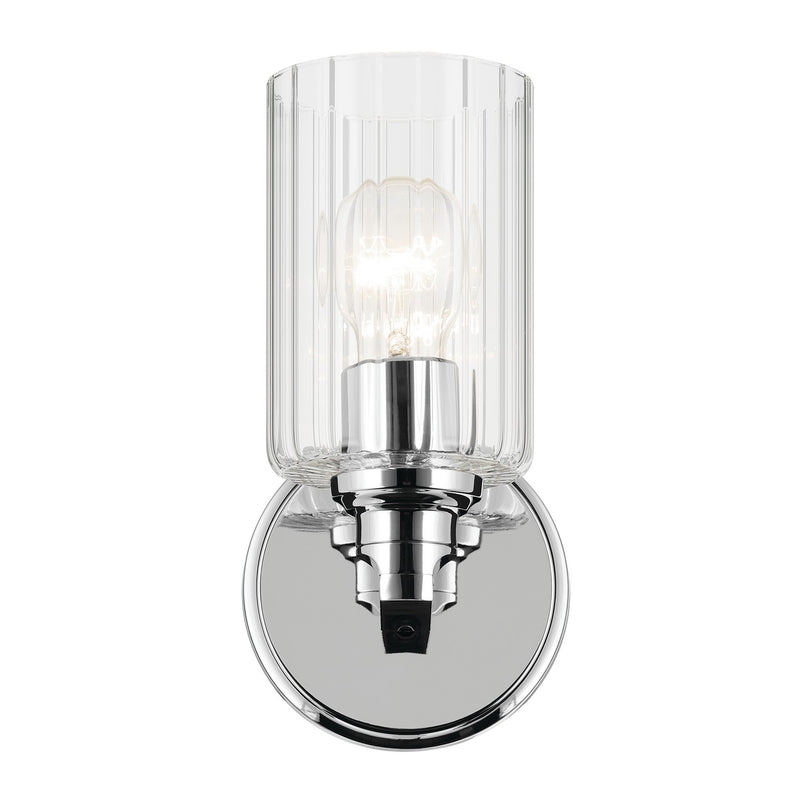 Kichler 55224CHFLU One Light Wall Sconce, Chrome