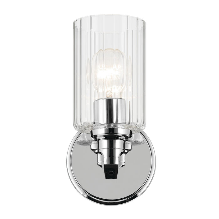 Kichler 55224CHFLU One Light Wall Sconce, Chrome