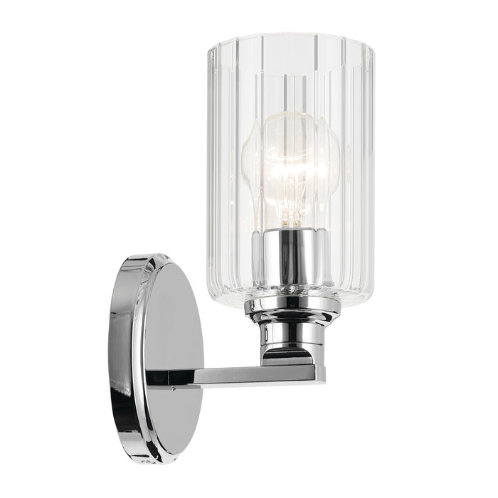 Kichler 55224CHFLU One Light Wall Sconce, Chrome
