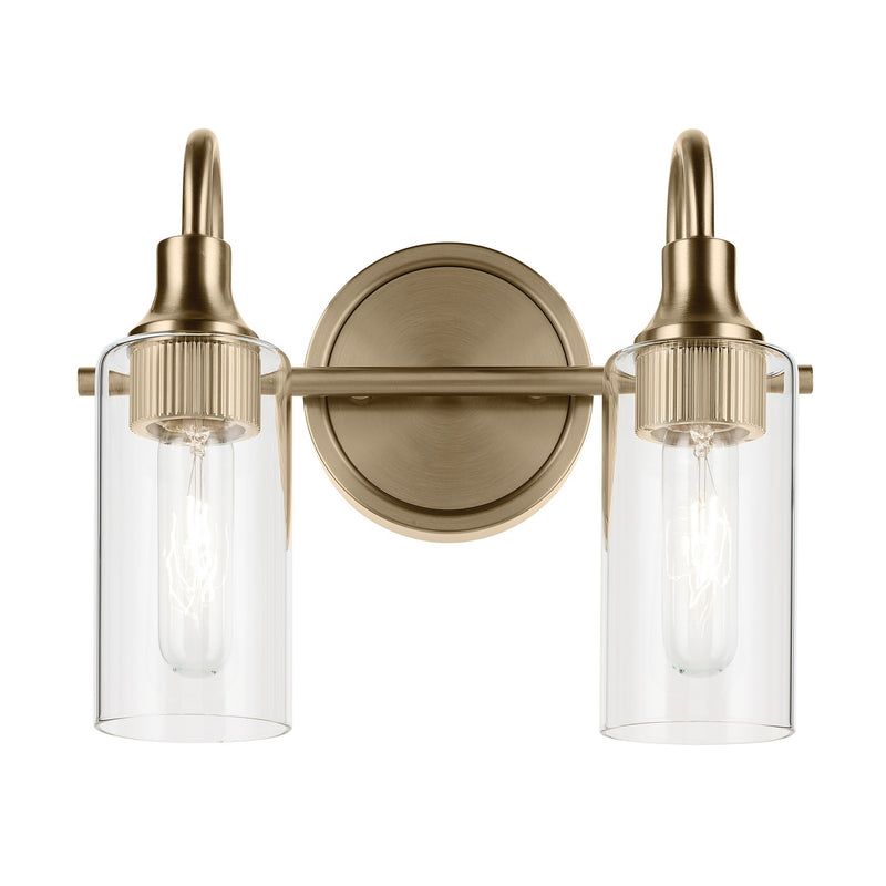 Kichler 55210CPZ Two Light Bath, Champagne Bronze