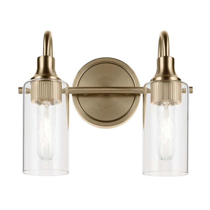 Kichler 55210CPZ Two Light Bath, Champagne Bronze