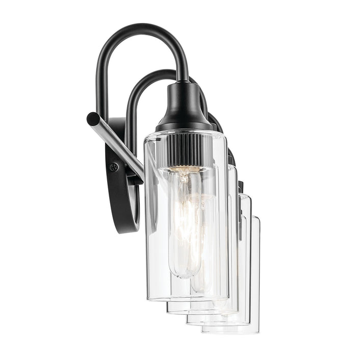 Kichler 55212BK Four Light Bath, Black