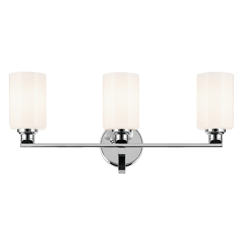 Kichler 55226CH Three Light Bath, Chrome