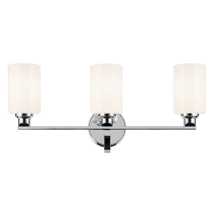 Kichler 55226CH Three Light Bath, Chrome
