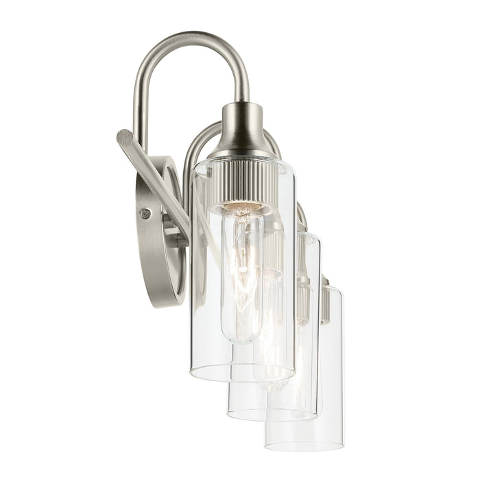Kichler 55211NI Three Light Bath, Brushed Nickel
