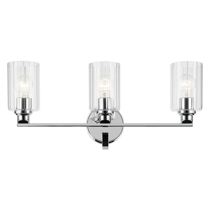 Kichler 55226CHFLU Three Light Bath, Chrome