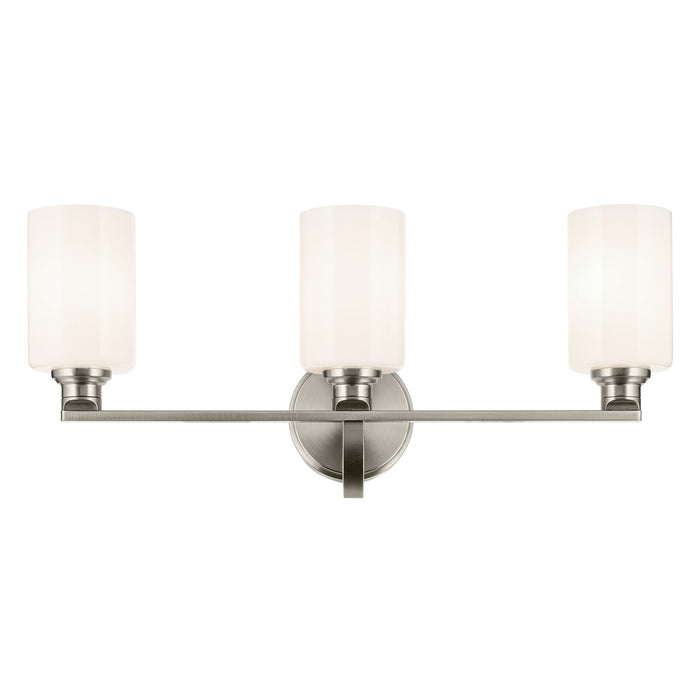 Kichler 55226NI Three Light Bath, Brushed Nickel