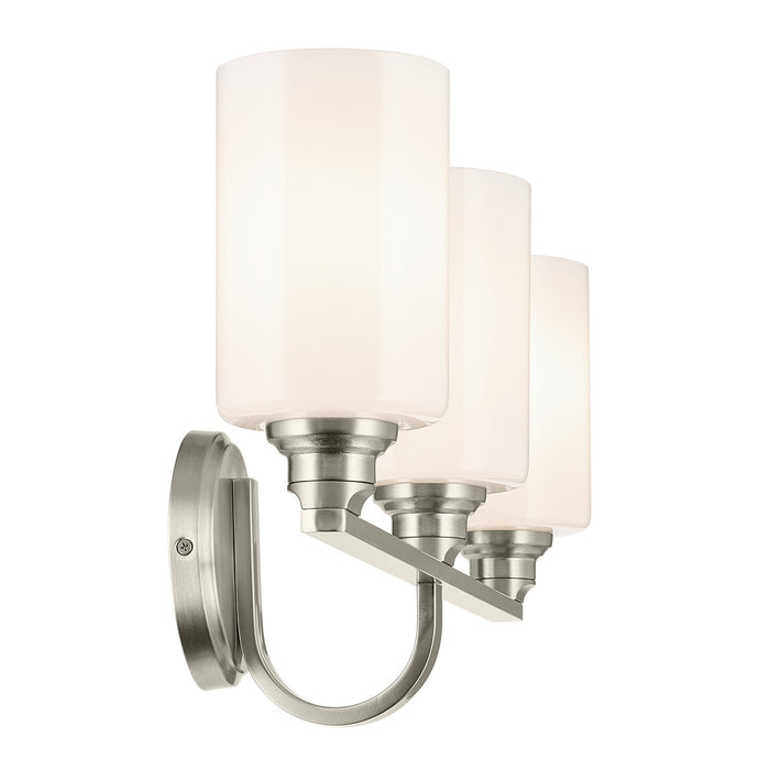 Kichler 55226NI Three Light Bath, Brushed Nickel
