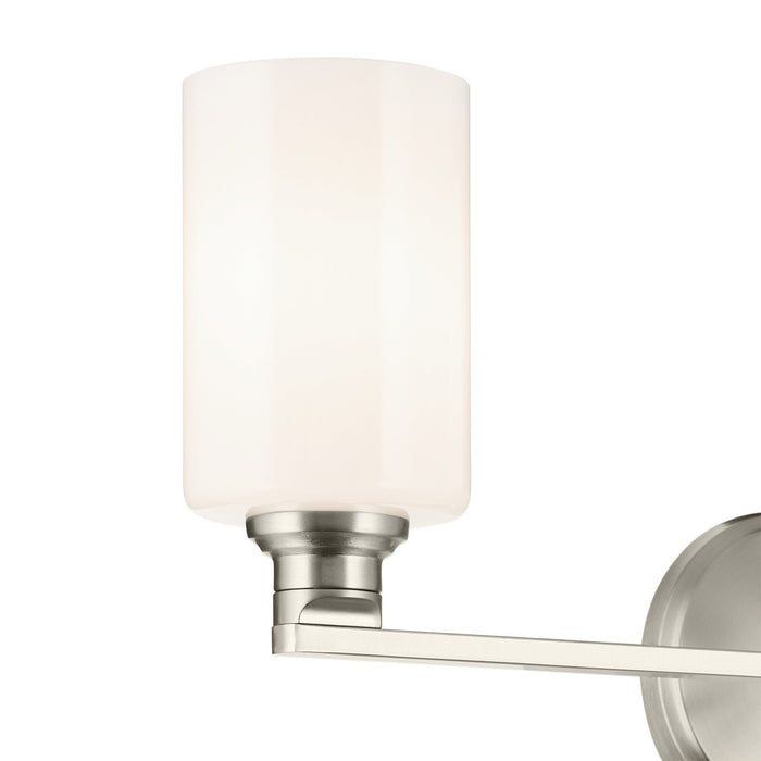 Kichler 55226NI Three Light Bath, Brushed Nickel