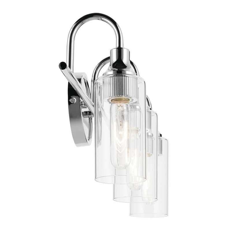 Kichler 55211CH Three Light Bath, Chrome