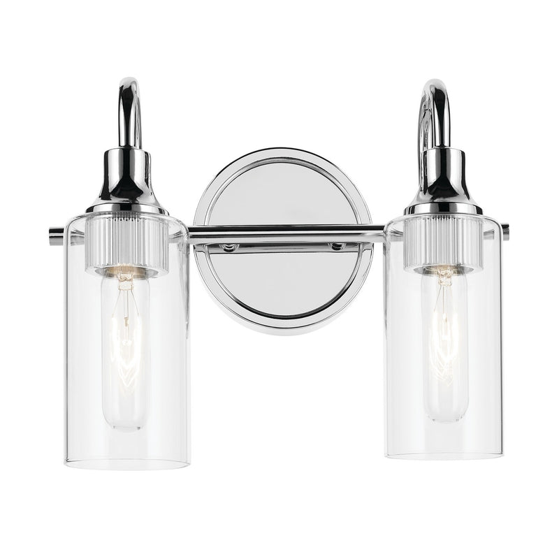 Kichler 55210CH Two Light Bath, Chrome