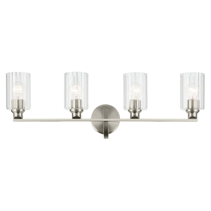 Kichler 55227NIFLU Four Light Bath, Brushed Nickel
