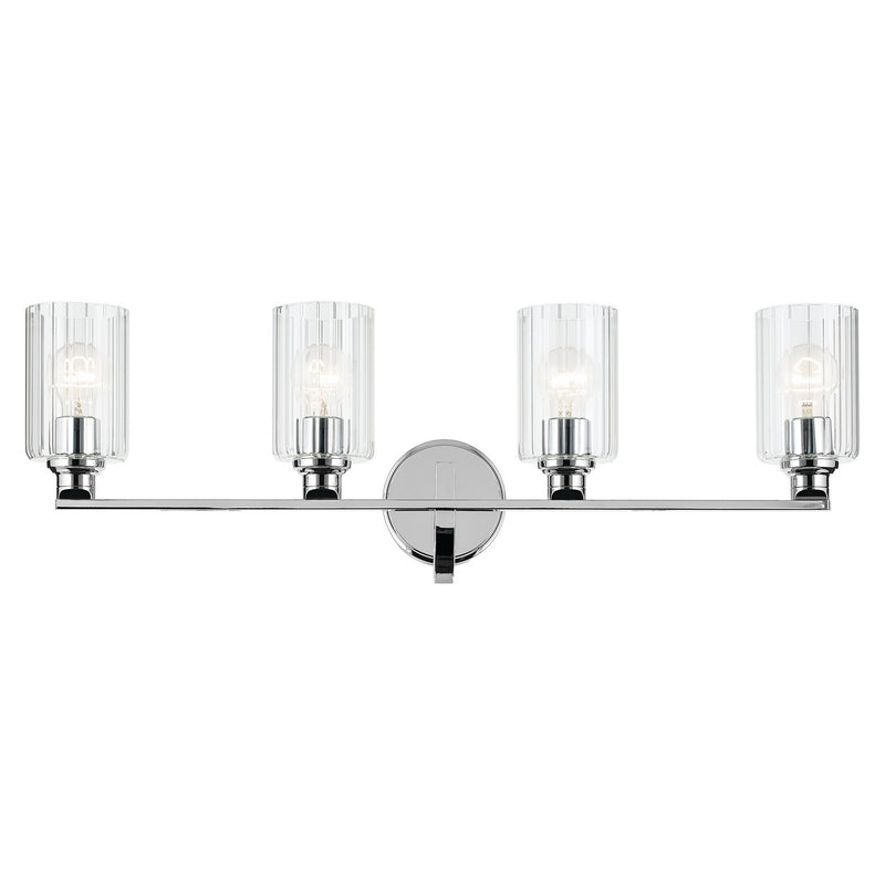 Kichler 55227CHFLU Four Light Bath, Chrome
