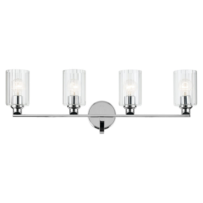 Kichler 55227CHFLU Four Light Bath, Chrome