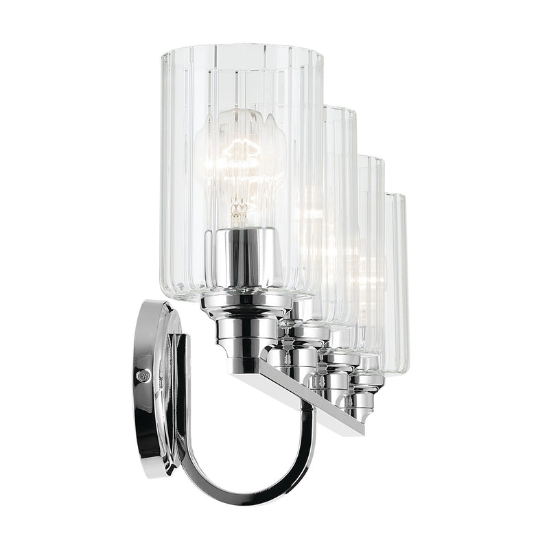 Kichler 55227CHFLU Four Light Bath, Chrome